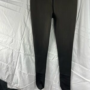 Women’s Fleece Lined Thermal Leggings Black XL Warm Winter Stretch